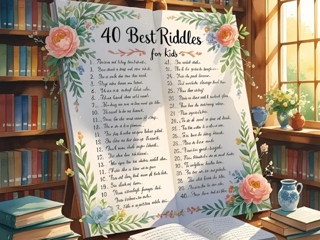 40 Best Riddles for Kids