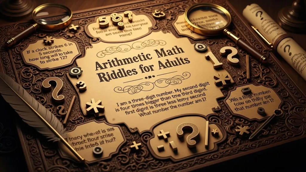 Arithmetic Math Riddles for Adults