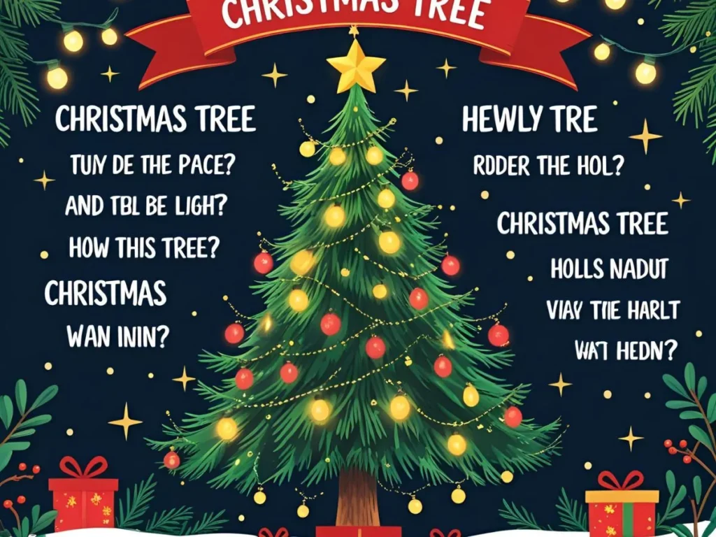 Christmas Tree Riddles for Adults