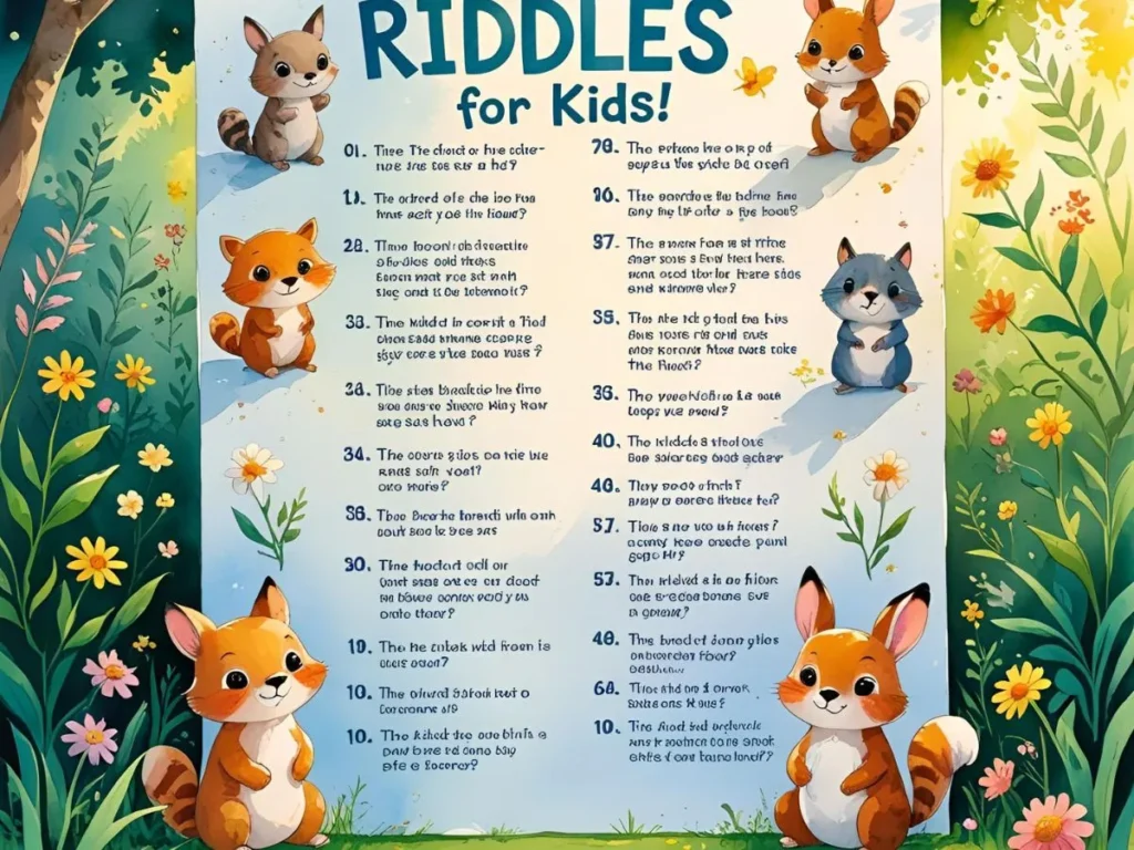 Fun Riddles for Kids with Answers