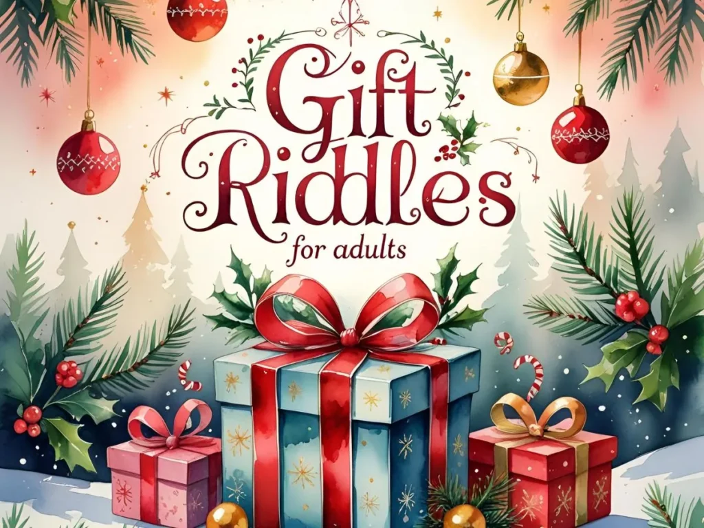Gift Riddles for Adults