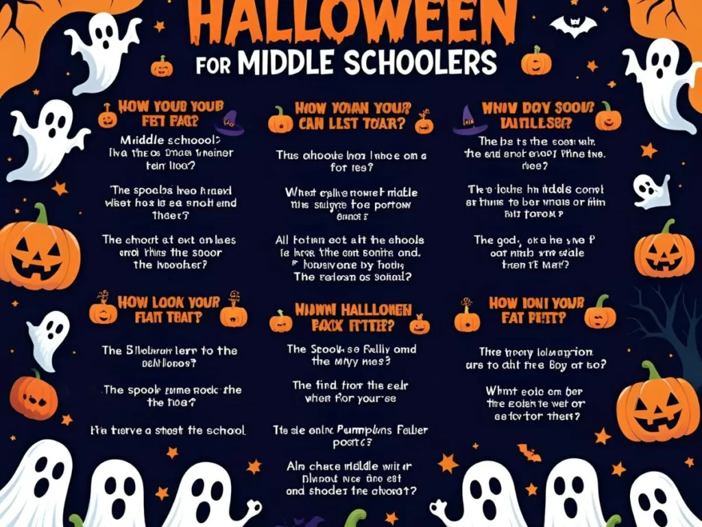 Halloween Riddles for Middle Schoolers