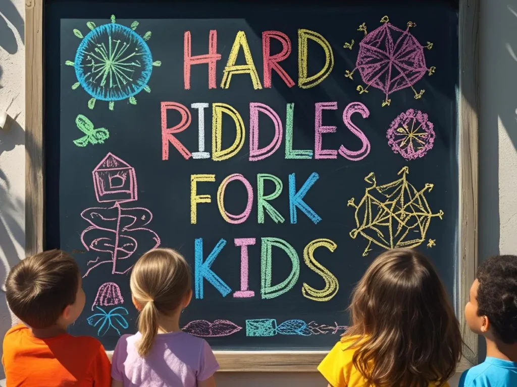 Hard riddles for kids