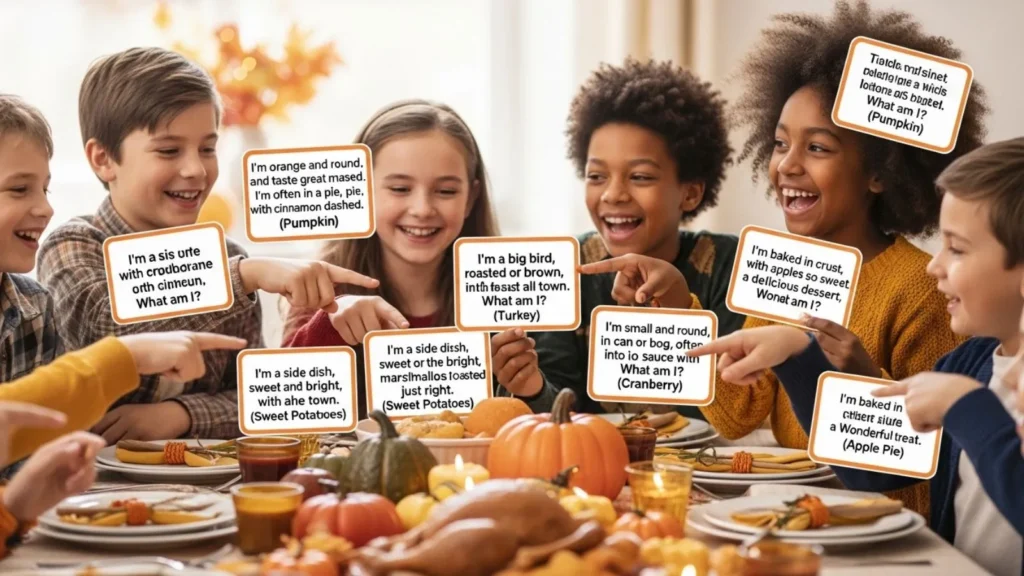 Thanksgiving Food Riddles For Kids