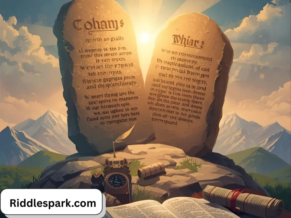 Bible Riddles About The Ten Commandments