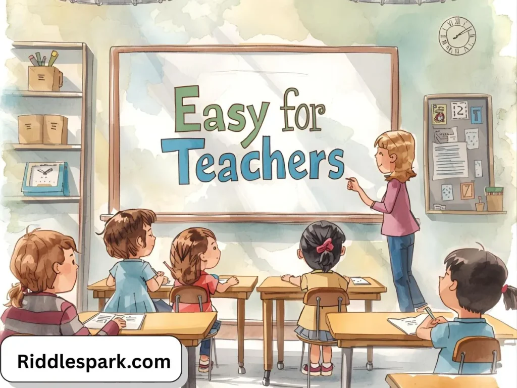 Easy Riddles For Teachers