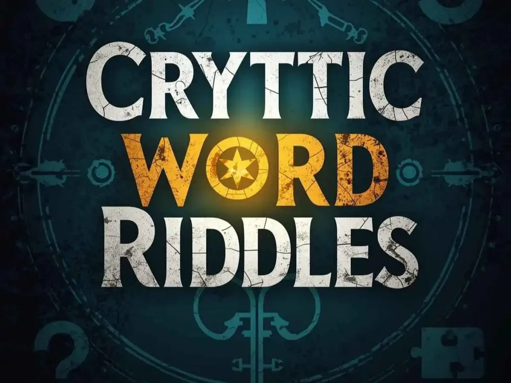 Cryptic Word Riddles