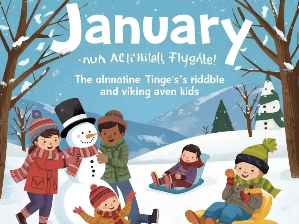 Winter Activities & January Fun Riddles for Kids