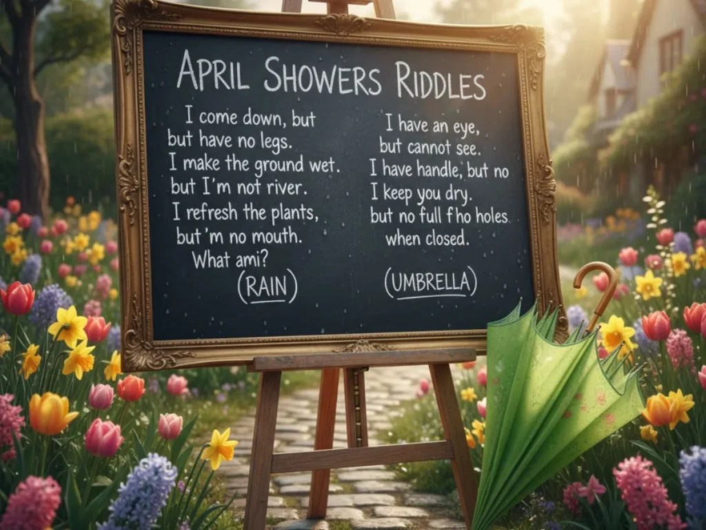 April Showers Riddles