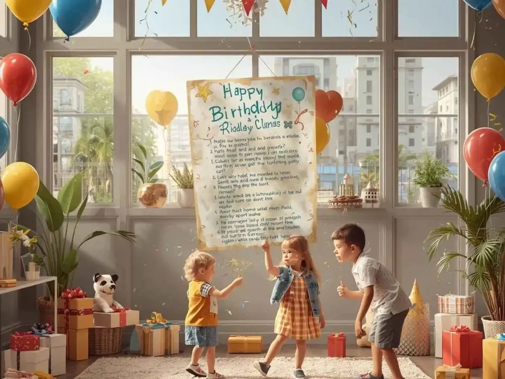 Birthday Scavenger Hunt Riddles