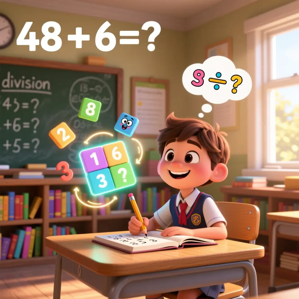 Division Math Riddles for 4th Graders