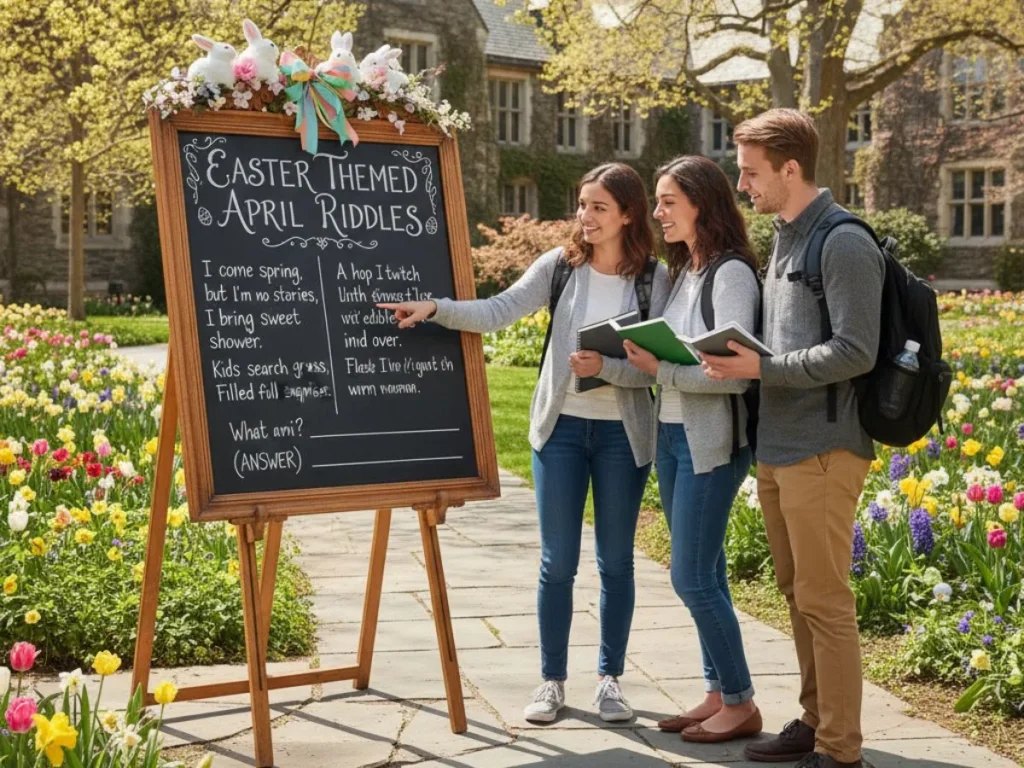 Easter Themed April Riddles
