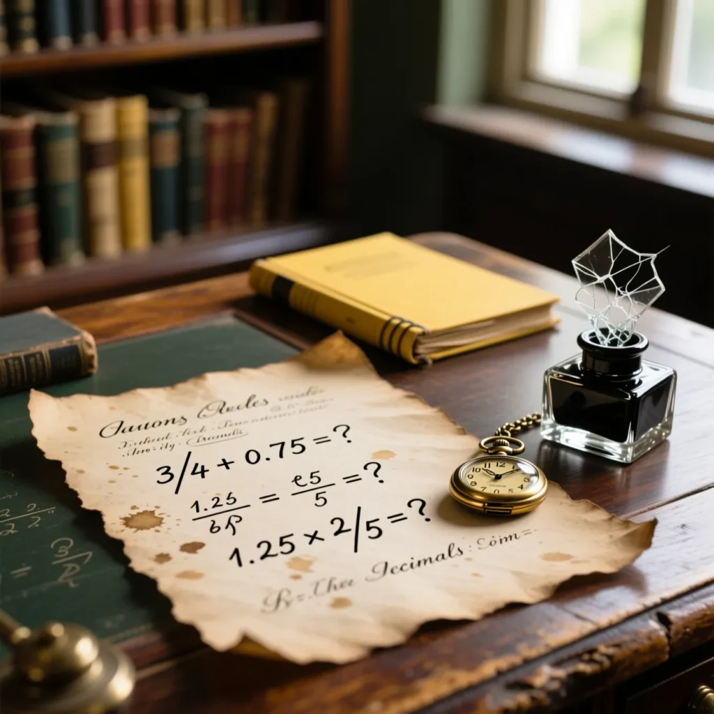 Fractions and Decimals Riddles