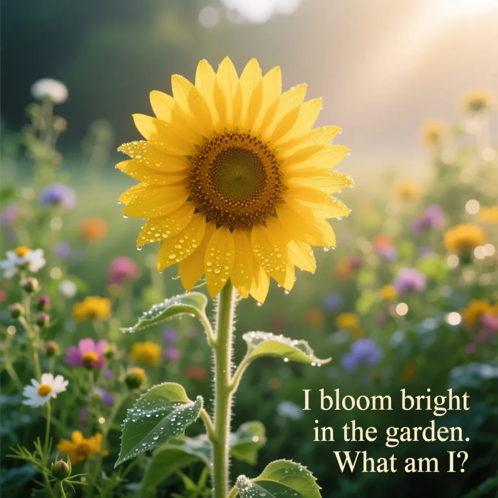 Garden Scavenger Hunt Riddles for Kids