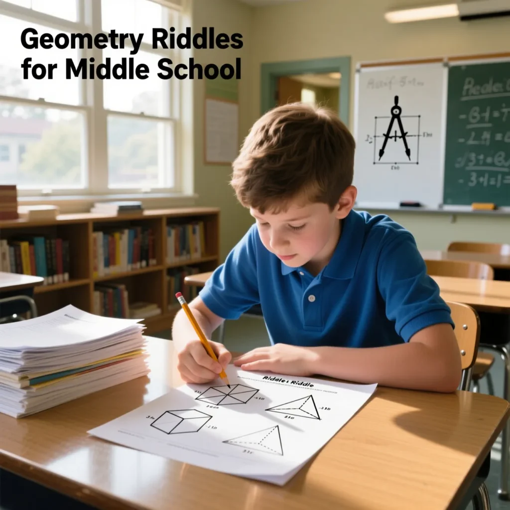 Geometry Riddles for Middle School