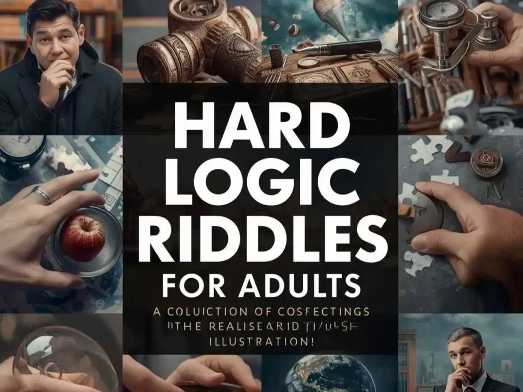 Hard Logic Riddles for Adults