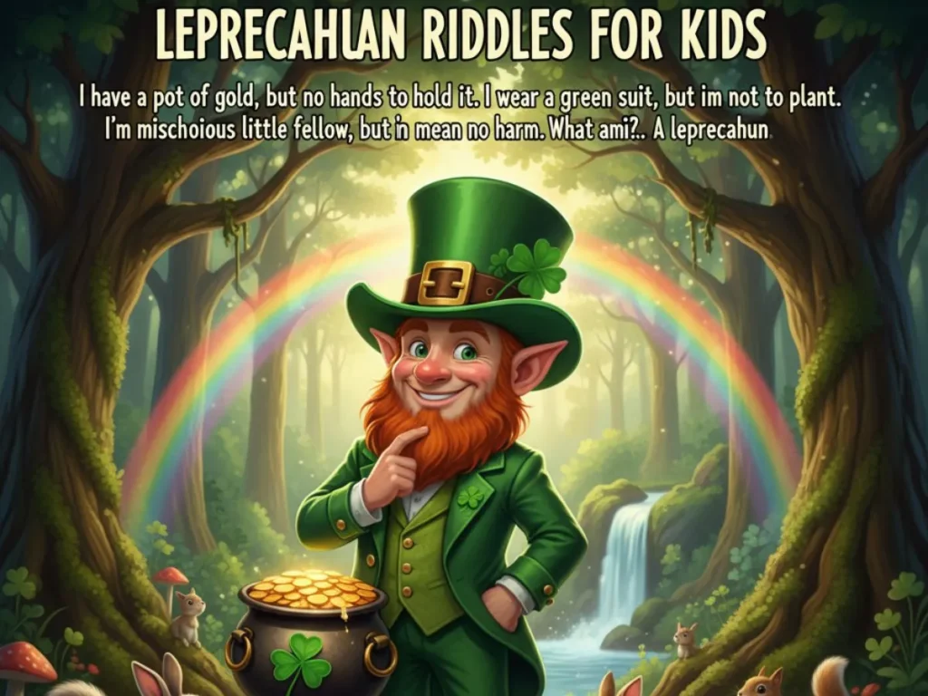Leprechaun Riddles for Kids