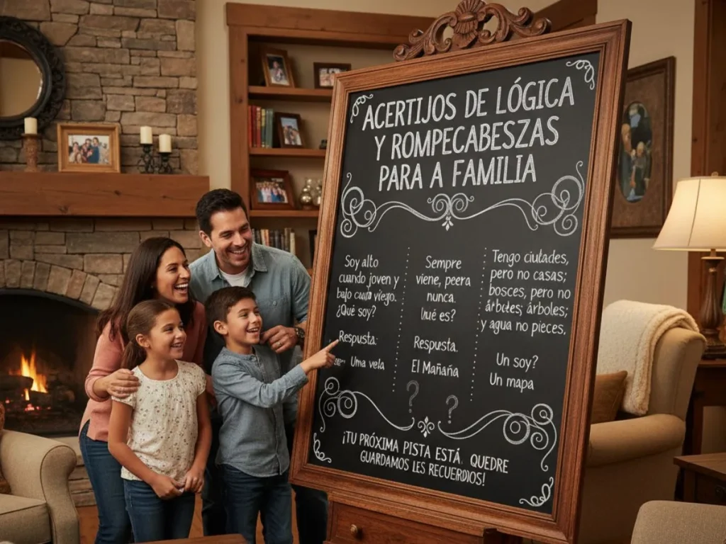 Logic & Puzzle Riddles in Spanish for Family