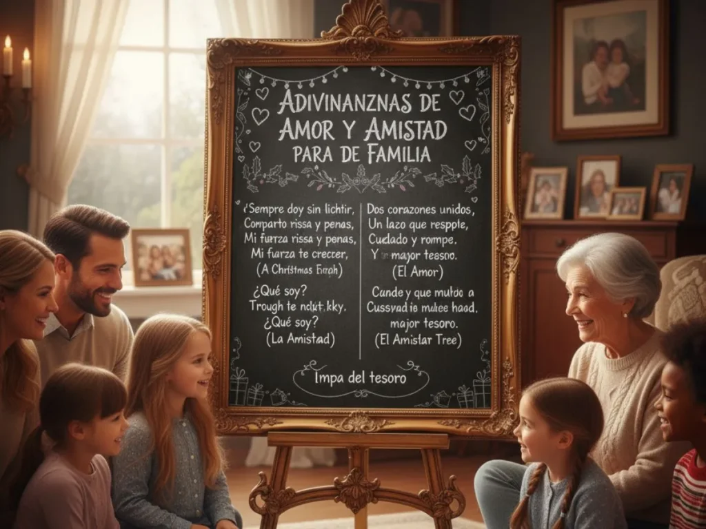 Love & Friendship Riddles in Spanish for Family