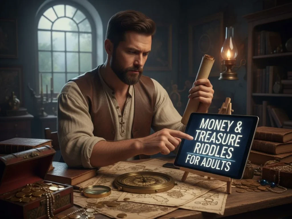 Money & Treasure Riddles for Adults