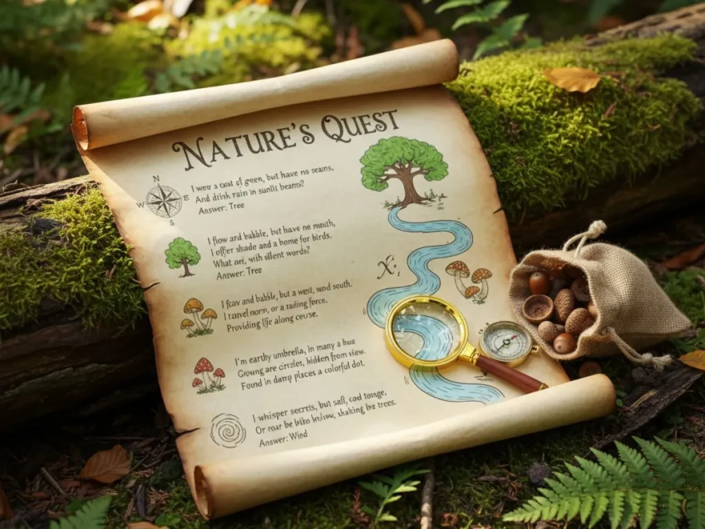 Nature Themed Treasure Hunt Riddles