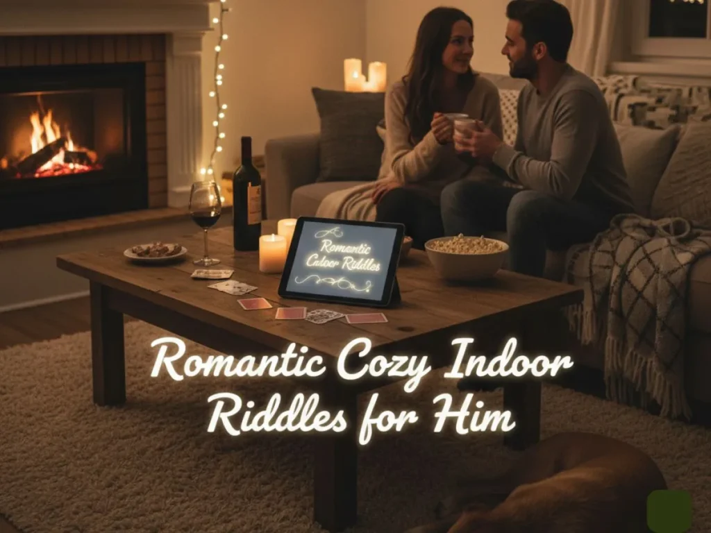 Romantic Cozy Indoor Riddles for Him