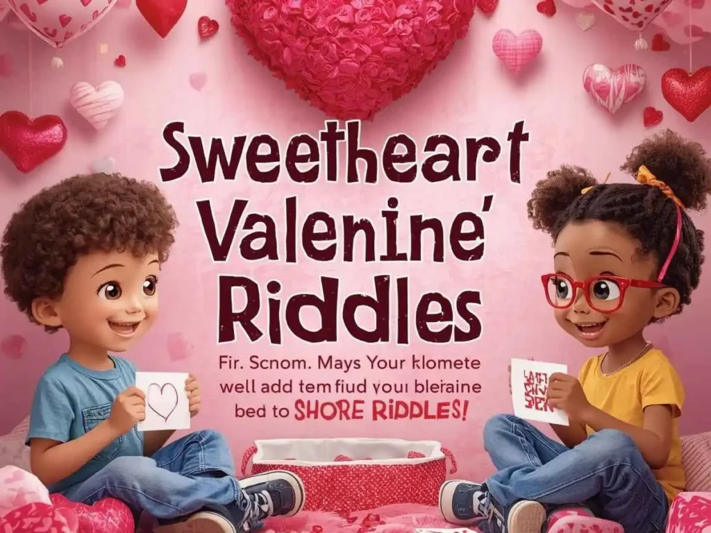 Sweetheart Valentine’s Riddles for Kids