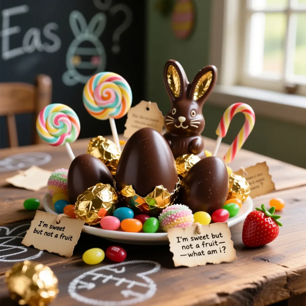 Chocolate and candy Easter Riddles for Adults