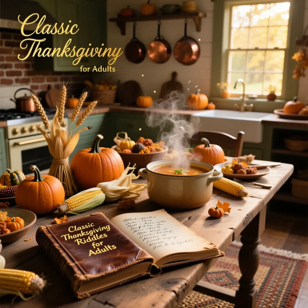 Classic Thanksgiving Riddles for Adults