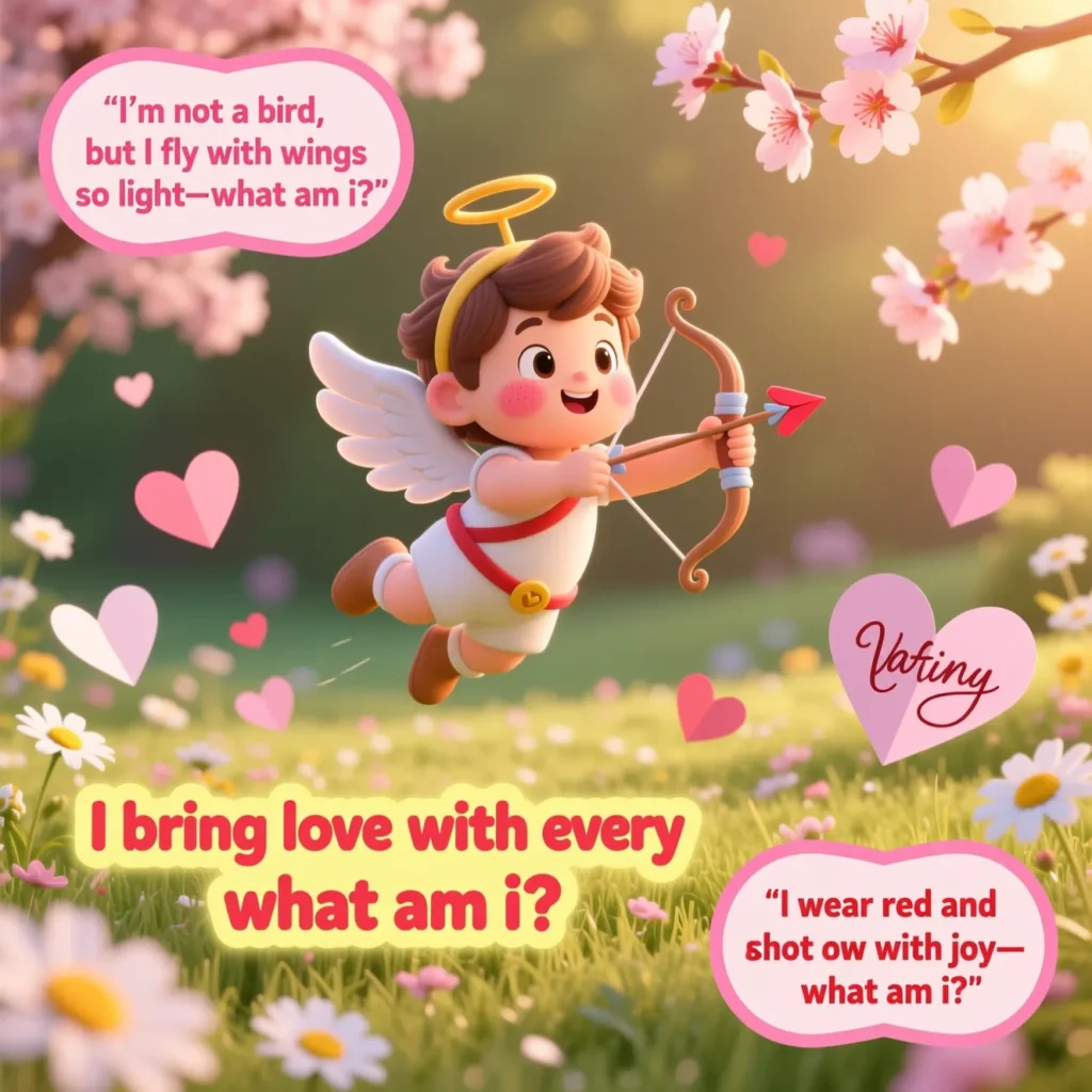 Cupid Themed Valentine's Day Riddles for Kids