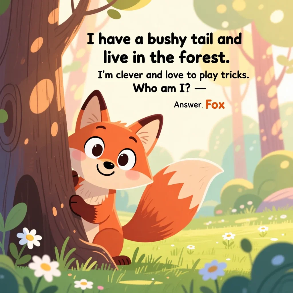 Easy Animal Riddles for Second Graders