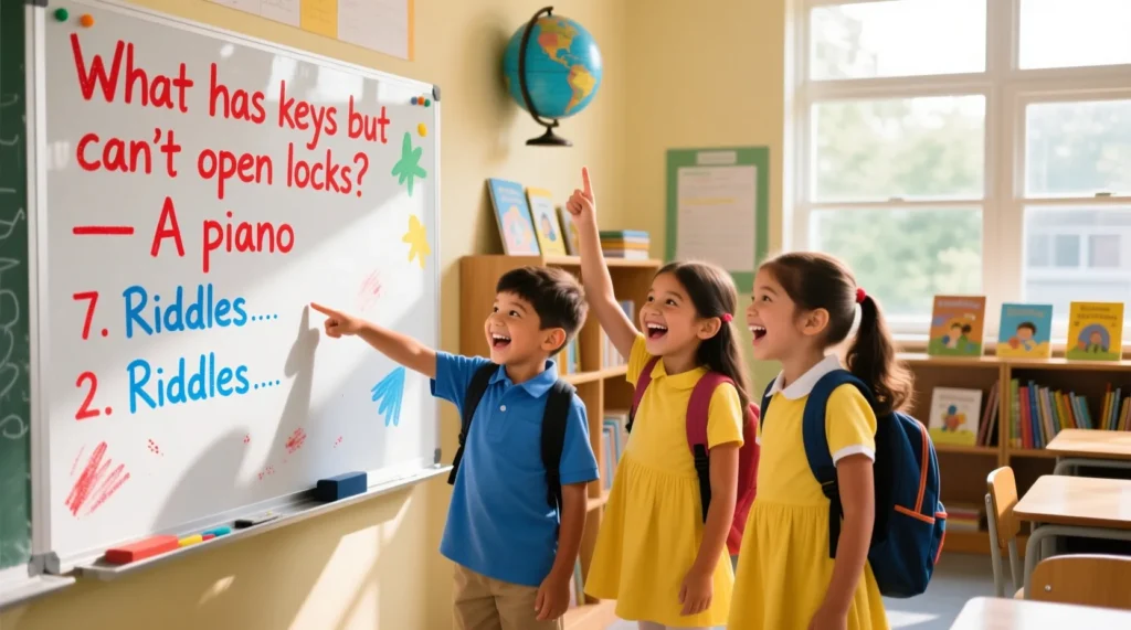 Easy School Riddles for Kids with Answers
