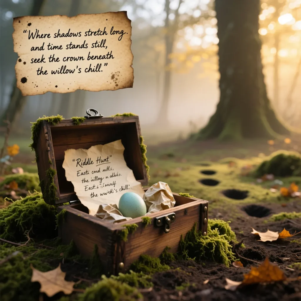 Egg Hunt clue Riddles for Adults