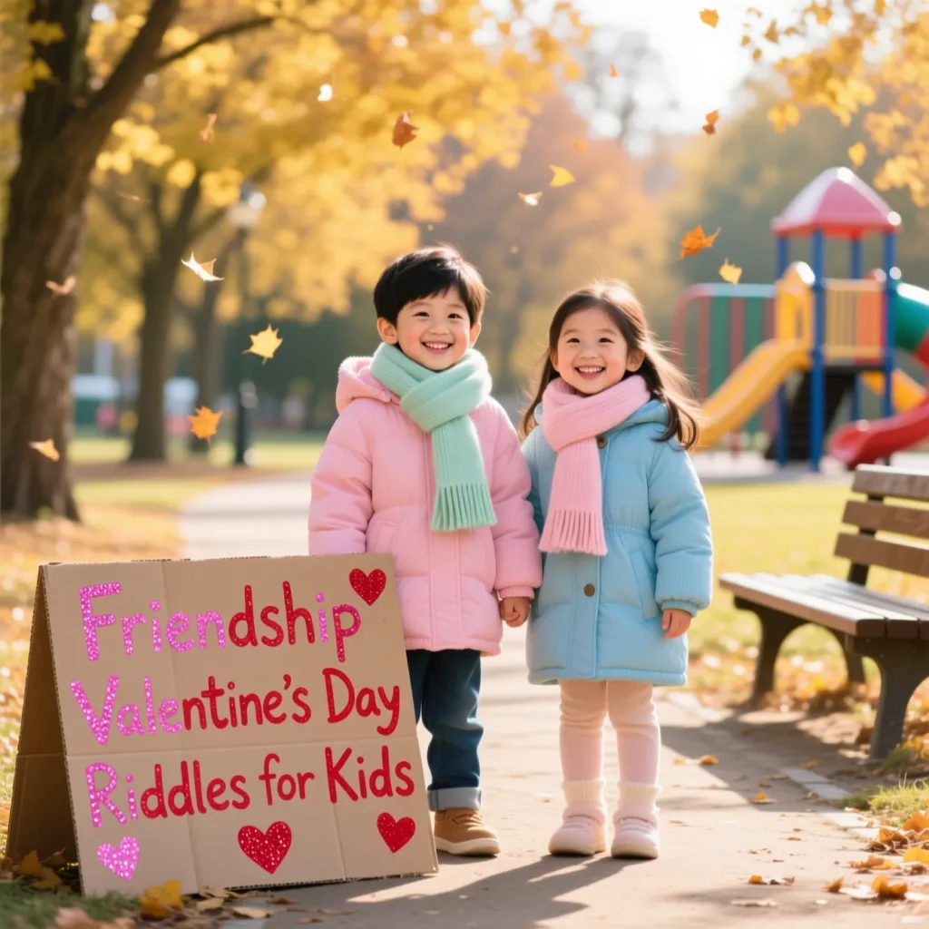 Friendship Valentine's Day Riddles for Kids
