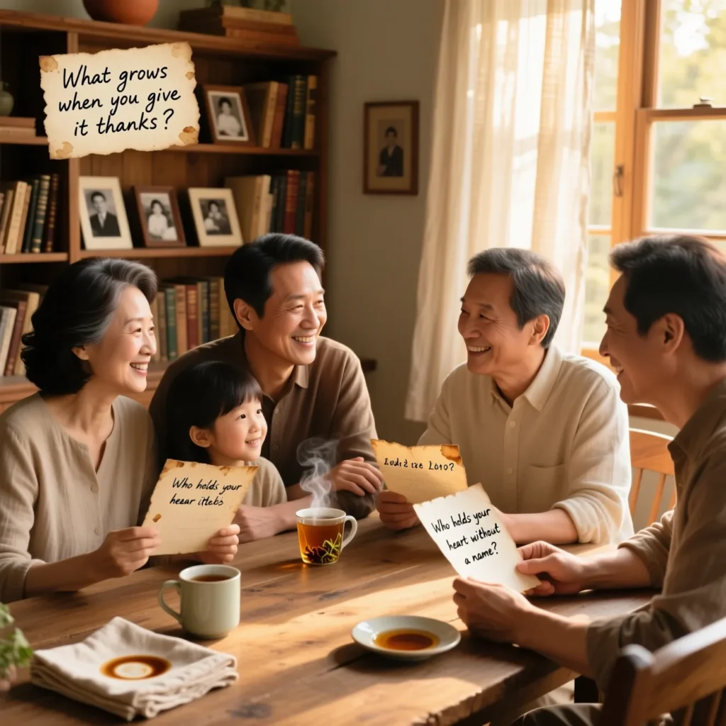 Gratitude & Family Riddles for Adults