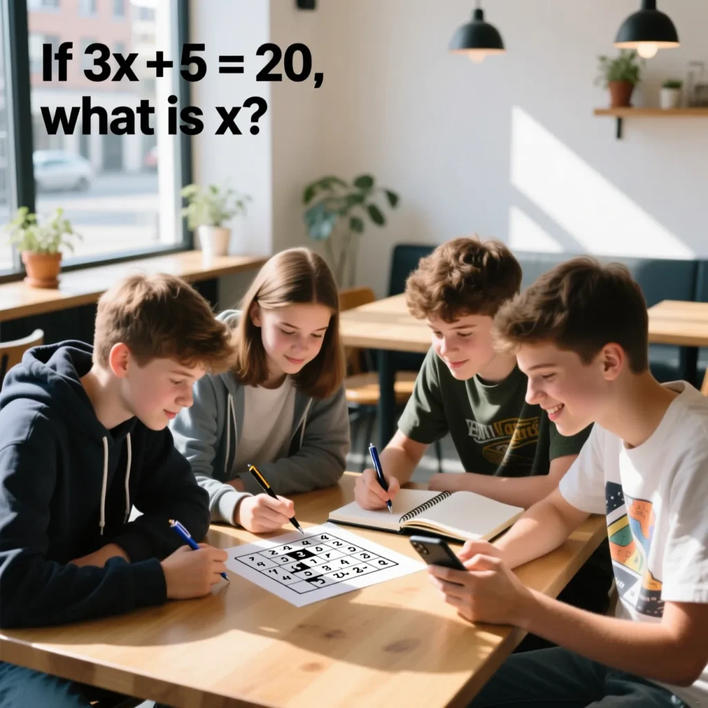 Logic Math Riddles for Teens