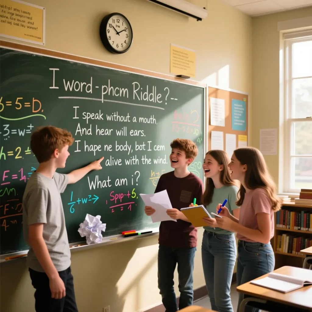 Word Problem Riddles for Teens