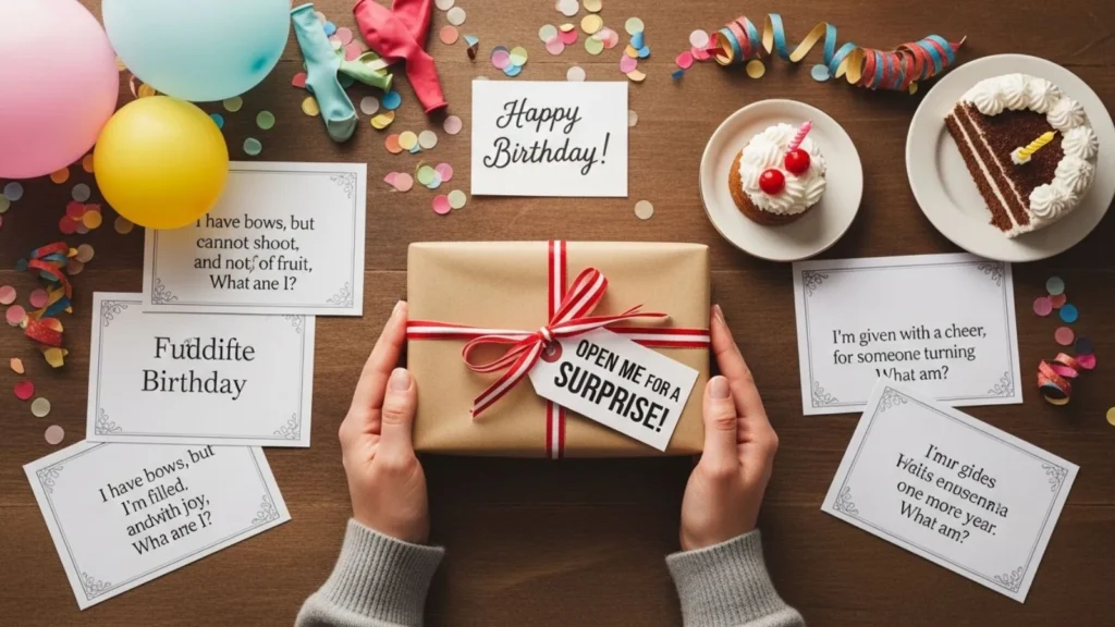 Birthday Surprise Gift Riddles