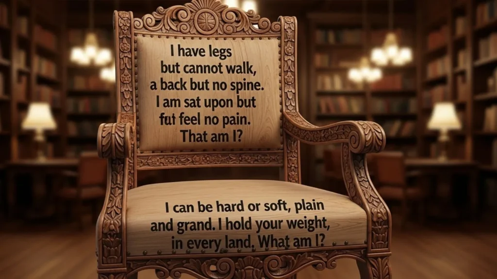 Chair Materials Riddles