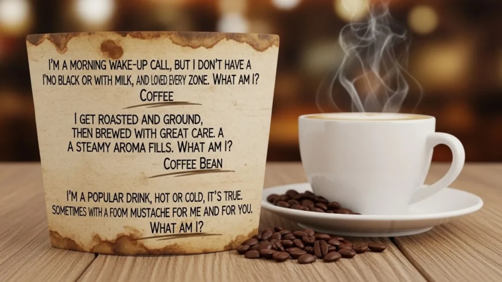 Coffee Basics Riddles
