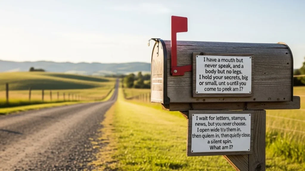 Easy Mailbox Theme Riddles