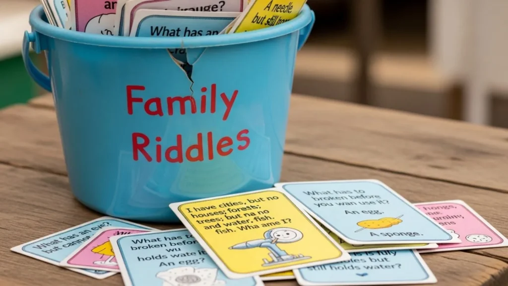 Family Riddles from a Used Riddle Bucket for Sale 