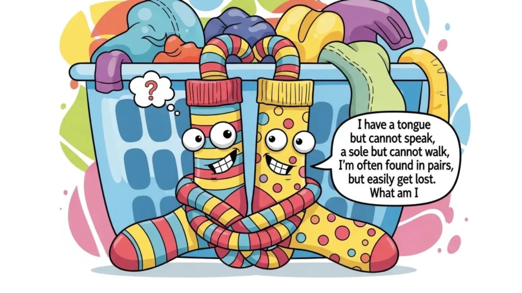 Funny Riddle for Socks