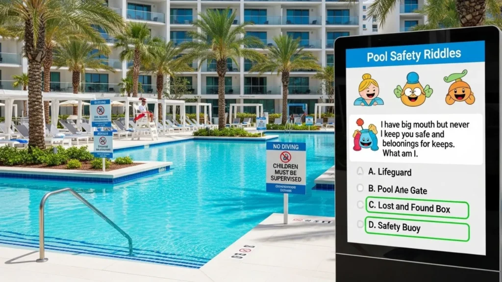 Pool Safety Riddles