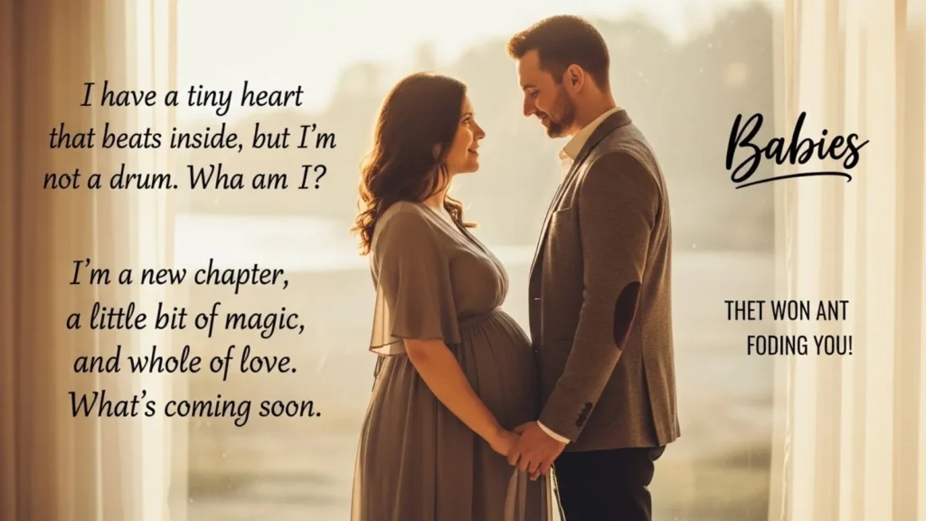 Romantic Pregnancy Announcement Riddles