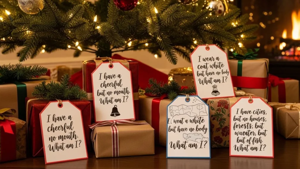 Christmas Tree Gift Riddles