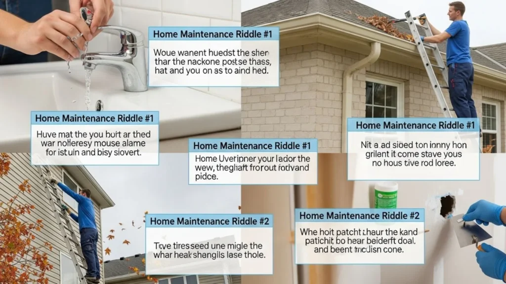 Home Maintenance Riddles