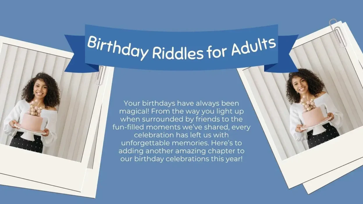 Birthday Riddles for Adults
