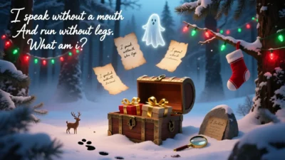 Christmas Riddles for Scavenger Hunt