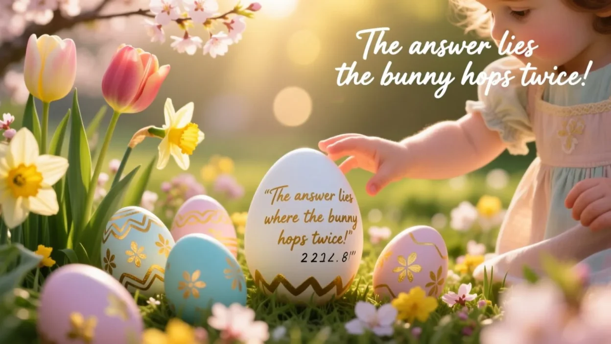 Riddles for Easter Egg Hunt